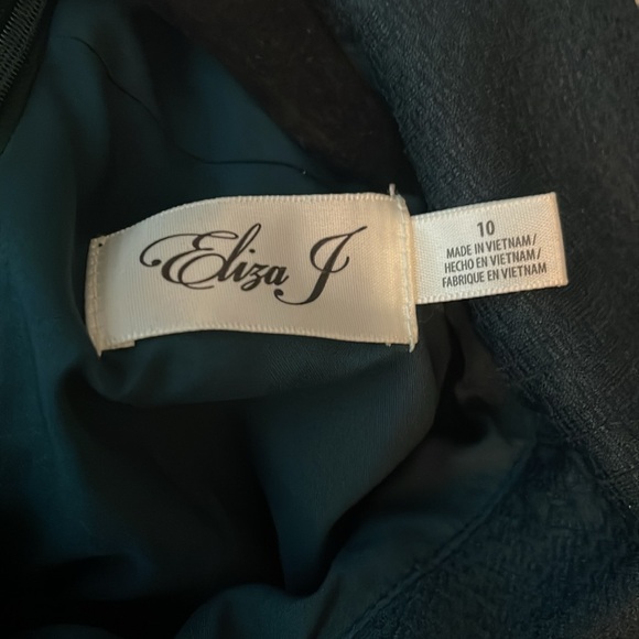 Sleeveless Eliza J Dress, Green Size 10 - Picture 4 of 6